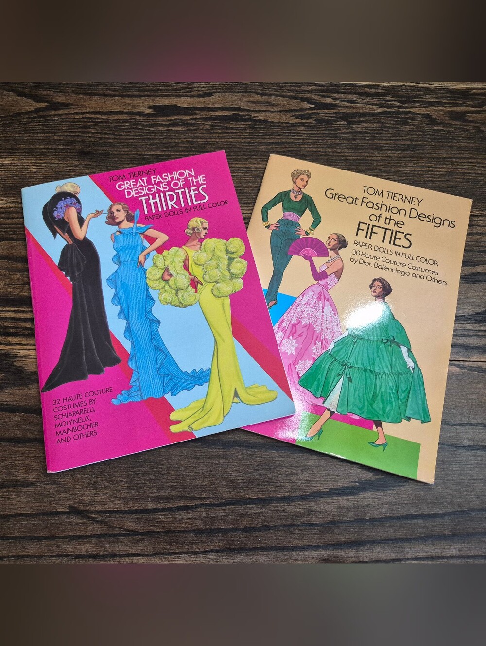 Thirties & Fifties Fashion Paper Doll Books